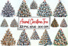 Animal Christmas Tree Clipart Bundle