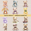 Teddy Bear Clipart Bundle