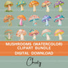 Mushrooms Clipart Bundle
