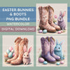 Boots N Bunnies Clipart Bundle