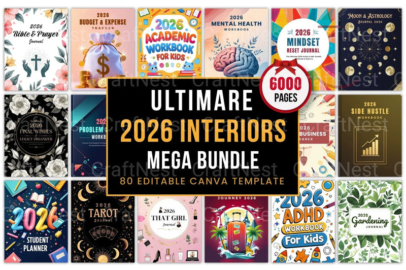 Ultimate Interiors Mega Collection - CraftNest - Digital Crafting and Art