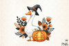 Floral Halloween Silly Goose Fall Clipart Bundle