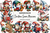 Christmas Gnome Musicians Clipart Bundle