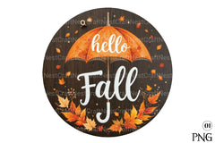 Hello Fall Umbrella Clipart Bundle 4 - CraftNest - Digital Crafting and Art