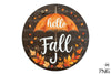 Hello Fall Umbrella Clipart Bundle