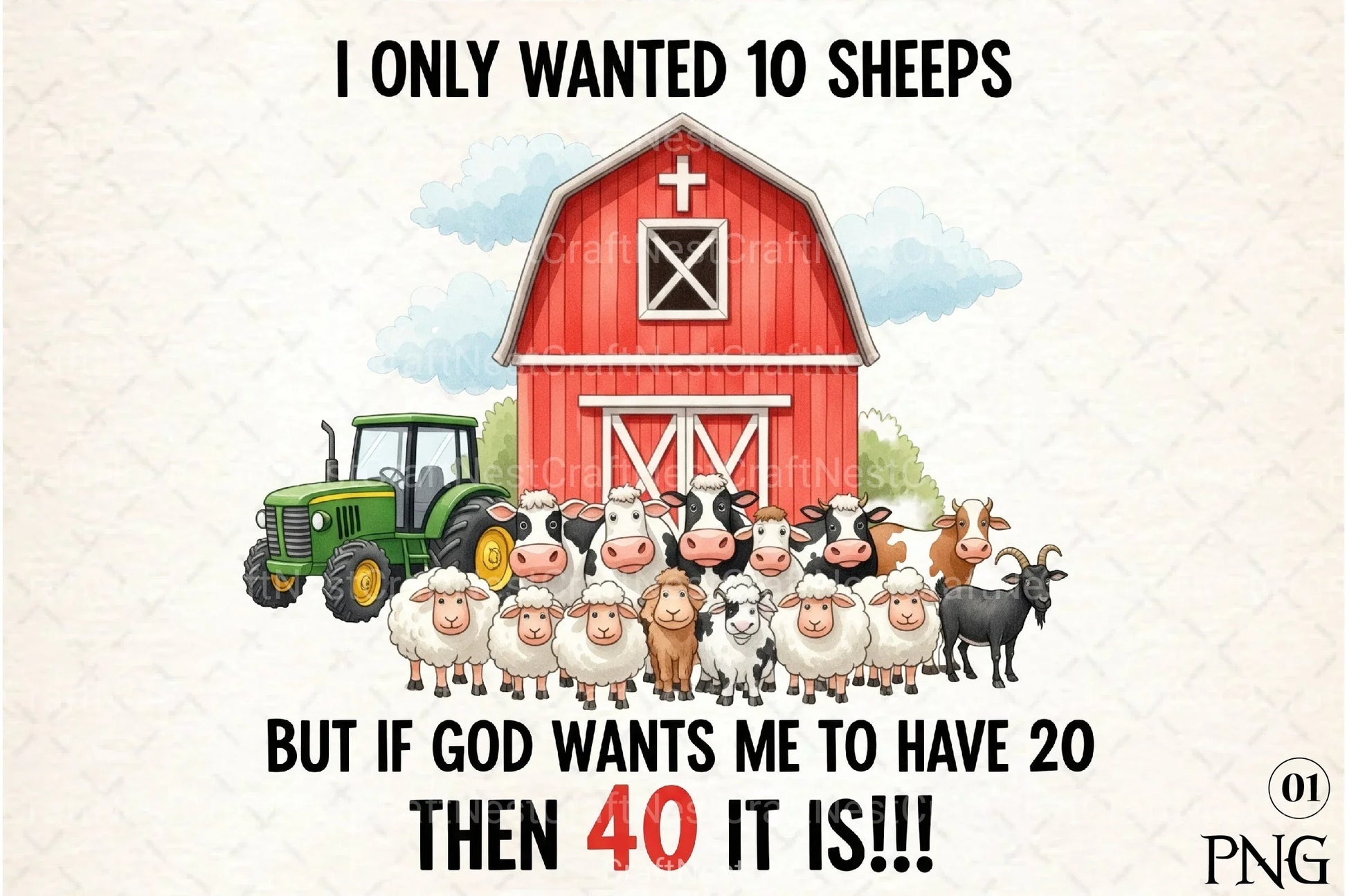 Funny Farm Animal Quotes Clipart Bundle 9 - CraftNest - Digital Crafting and Art