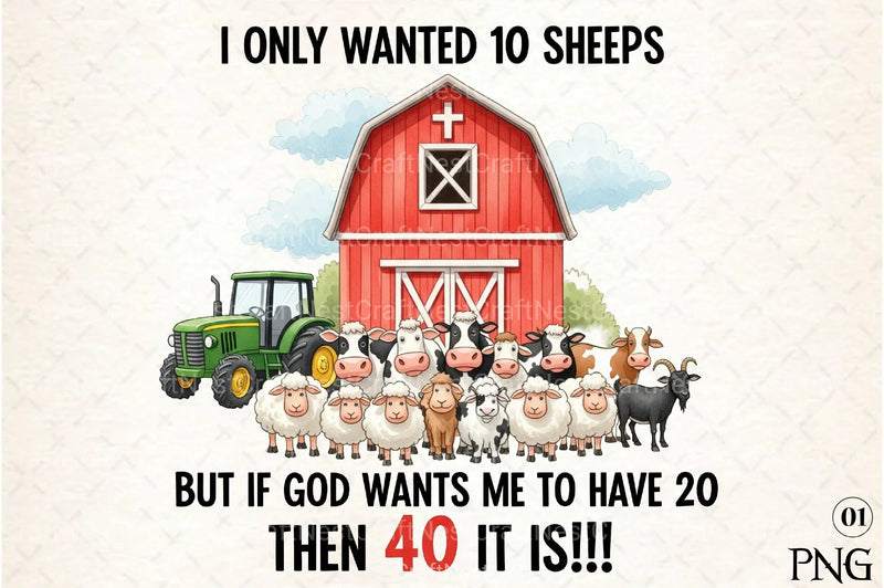 Funny Farm Animal Quotes Clipart Bundle 9 - CraftNest - Digital Crafting and Art