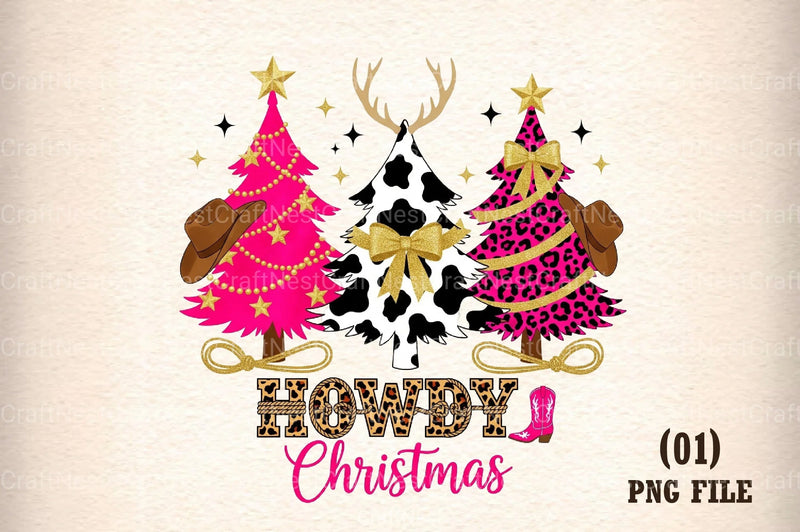 Howdy Christmas Clipart Bundle 8 - CraftNest - Digital Crafting and Art