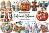 Patchwork Halloween Clipart Bundle