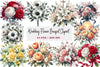 Wedding Flower Bouquet Clipart Bundle