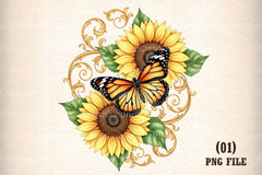 Butterfly Iron-On Transfers Clipart Bundle - CraftNest - Digital Crafting and Art