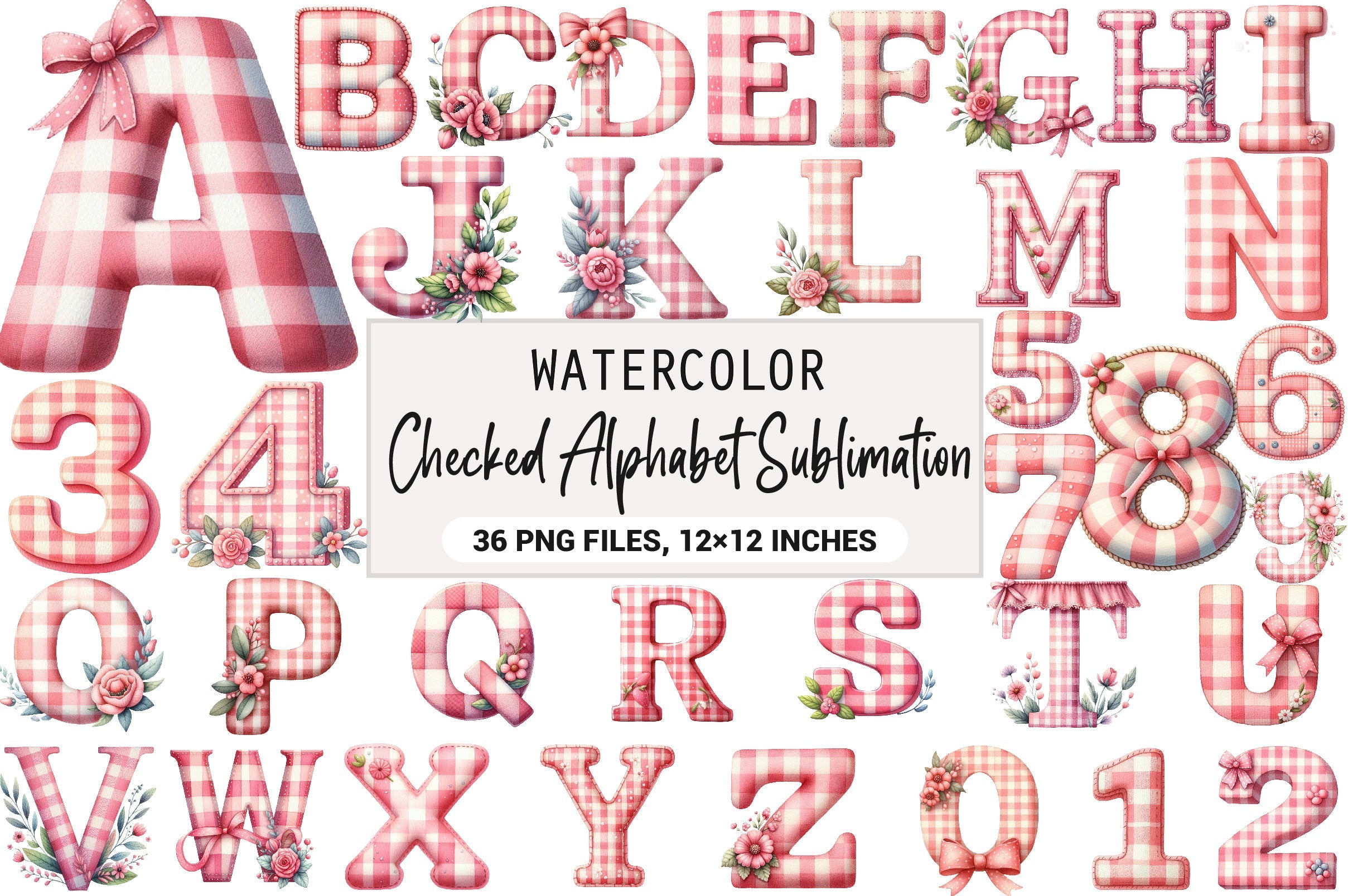 Alphabet Clipart Bundle for Crafts and Design