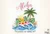 Summer Aloha Beach Boho Floral Clipart Bundle