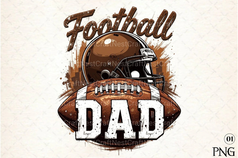 Football Dad Clipart Bundle - CraftNest - Digital Crafting and Art