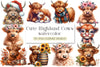 Cute Highland Cows Clipart Bundle