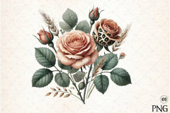Floral Animal Clipart Bundle - CraftNest - Digital Crafting and Art