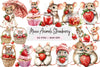Mouse Animals Strawberry Clipart Bundle