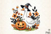 Floral Halloween Silly Goose Fall Clipart Bundle