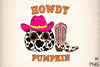 Howdy Cowgirl Pumpkin Art Clipart Bundle