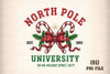 Vintage Christmas University Clipart Bundle