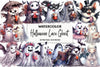 Halloween Lace Ghost Clipart Bundle