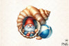 Seashell Gnome Clipart Bundle