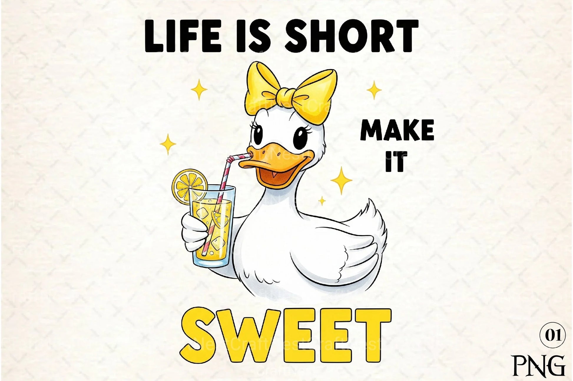 Funny Lemon Goose Clipart Bundle - CraftNest - Digital Crafting and Art