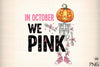 Halloween Breast Cancer Awareness Clipart Bundle