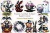 Funny Gothic Easter Clipart Bundle