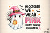 Halloween Breast Cancer Clipart Bundle