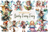 Quirky Funny Fairy Clipart Bundle
