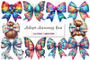 Autism Awareness Bow Clipart Bundle