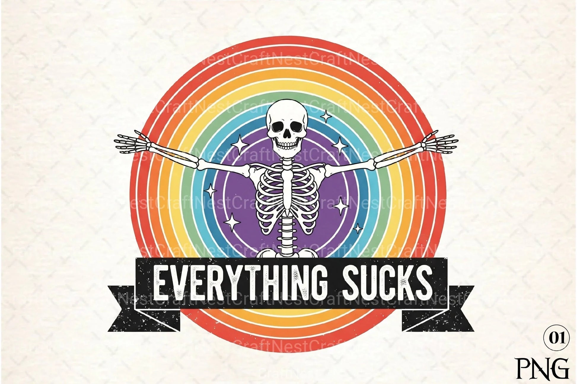 Sarcastic Skeleton Clipart Collection Bundle 3 - CraftNest - Digital Crafting and Art