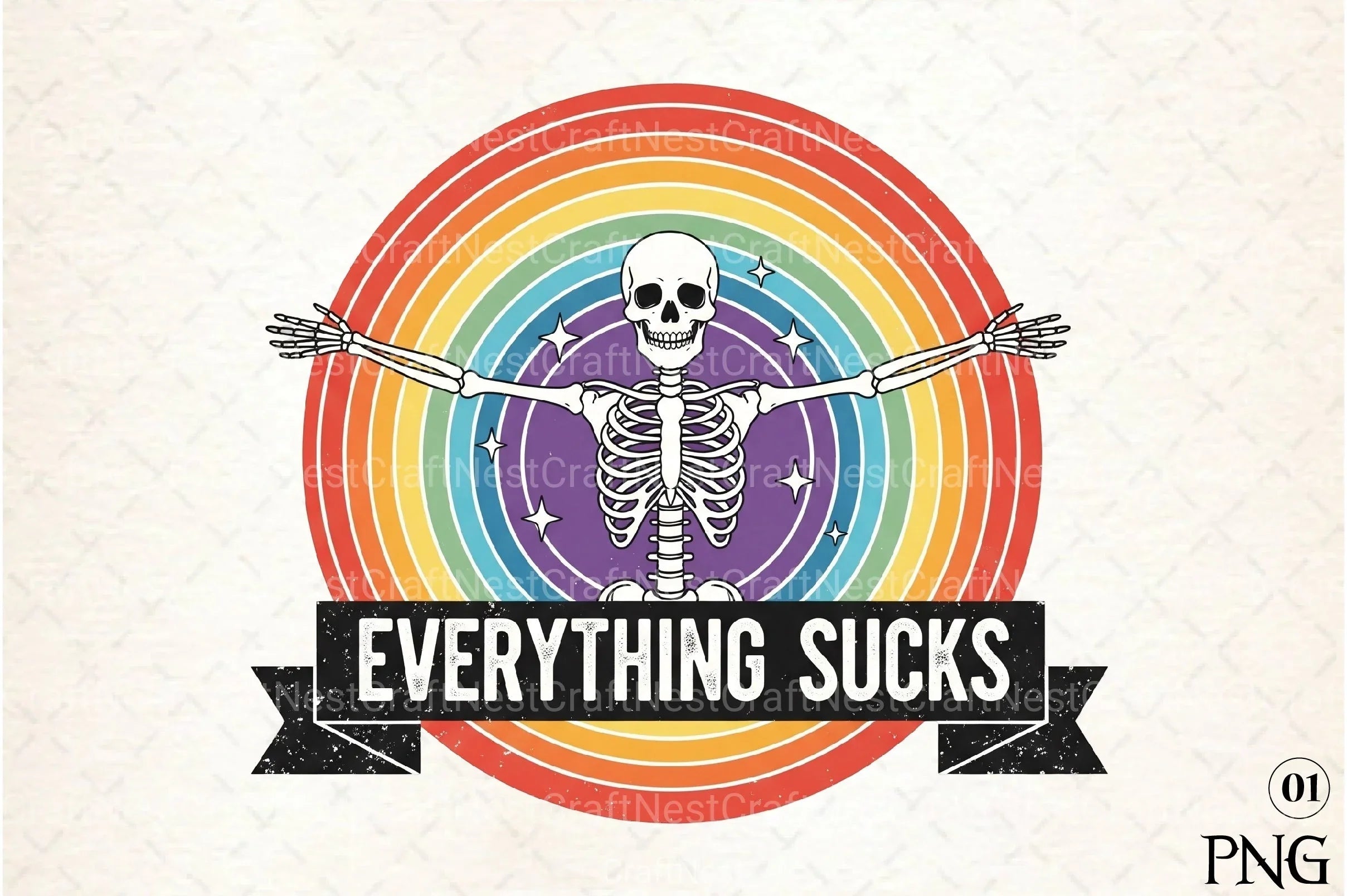 Sarcastic Skeleton Clipart Collection Bundle 3 - CraftNest - Digital Crafting and Art