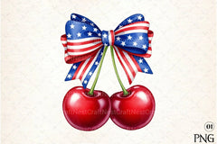 Retro 4th of July Design Clipart Bundle - CraftNest - Digital Crafting and Art