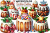 Christmas Pudding Clipart Bundle