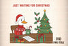 Funny Goose Clipart Bundle: Just Waiting for Christmas