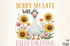 Funny Goose Sassy Boho Floral Clipart Bundle
