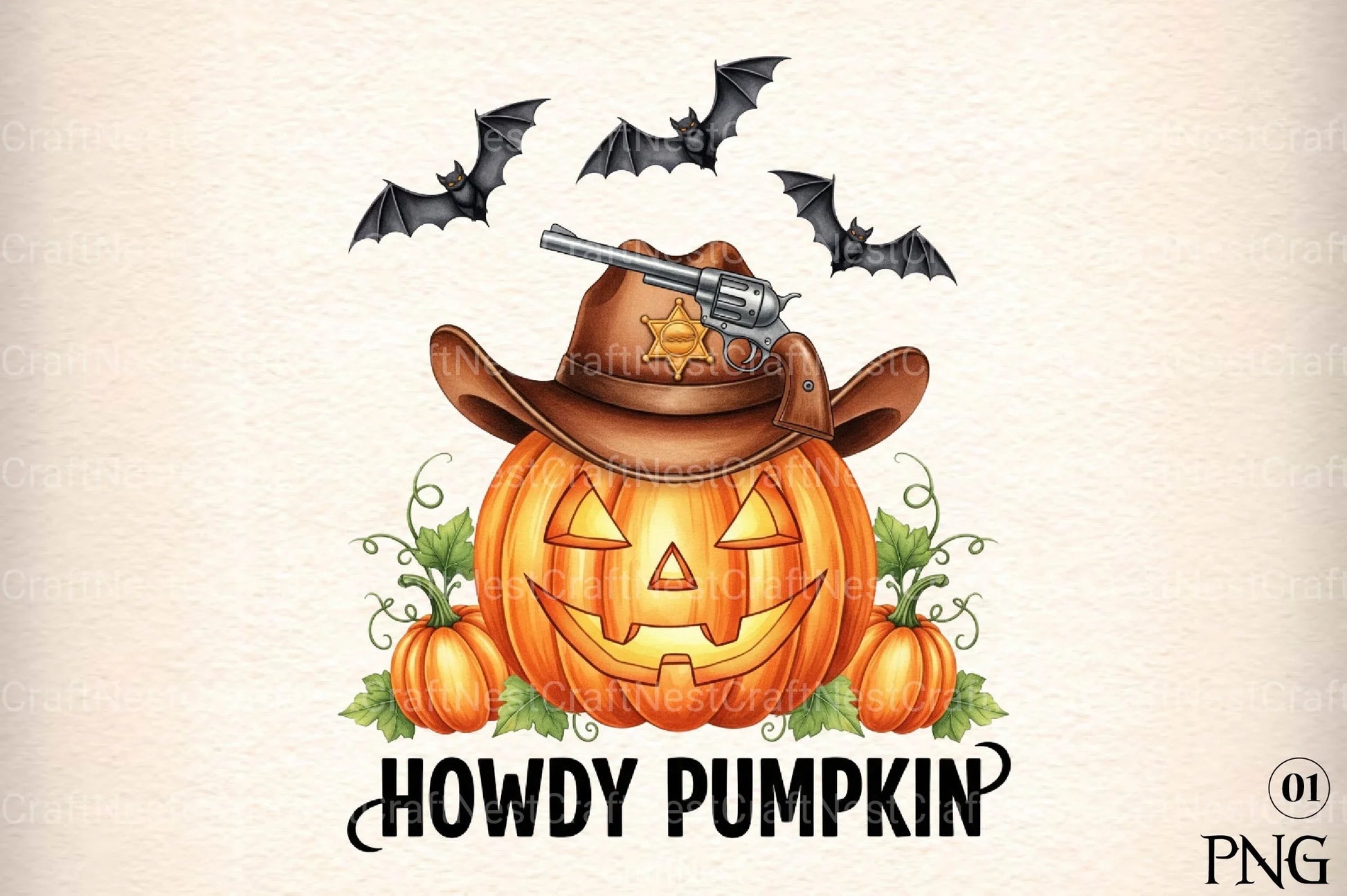 Western Halloween Quotes Clipart Bundle 2 - CraftNest - Digital Crafting and Art