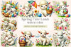 Spring Cute Lamb Clipart Bundle
