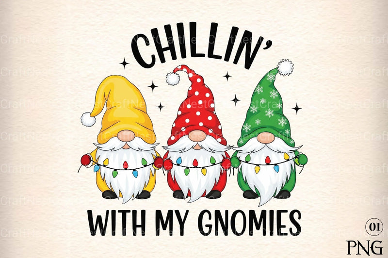 Christmas Gnomes Clipart Bundle 12 - CraftNest - Digital Crafting and Art