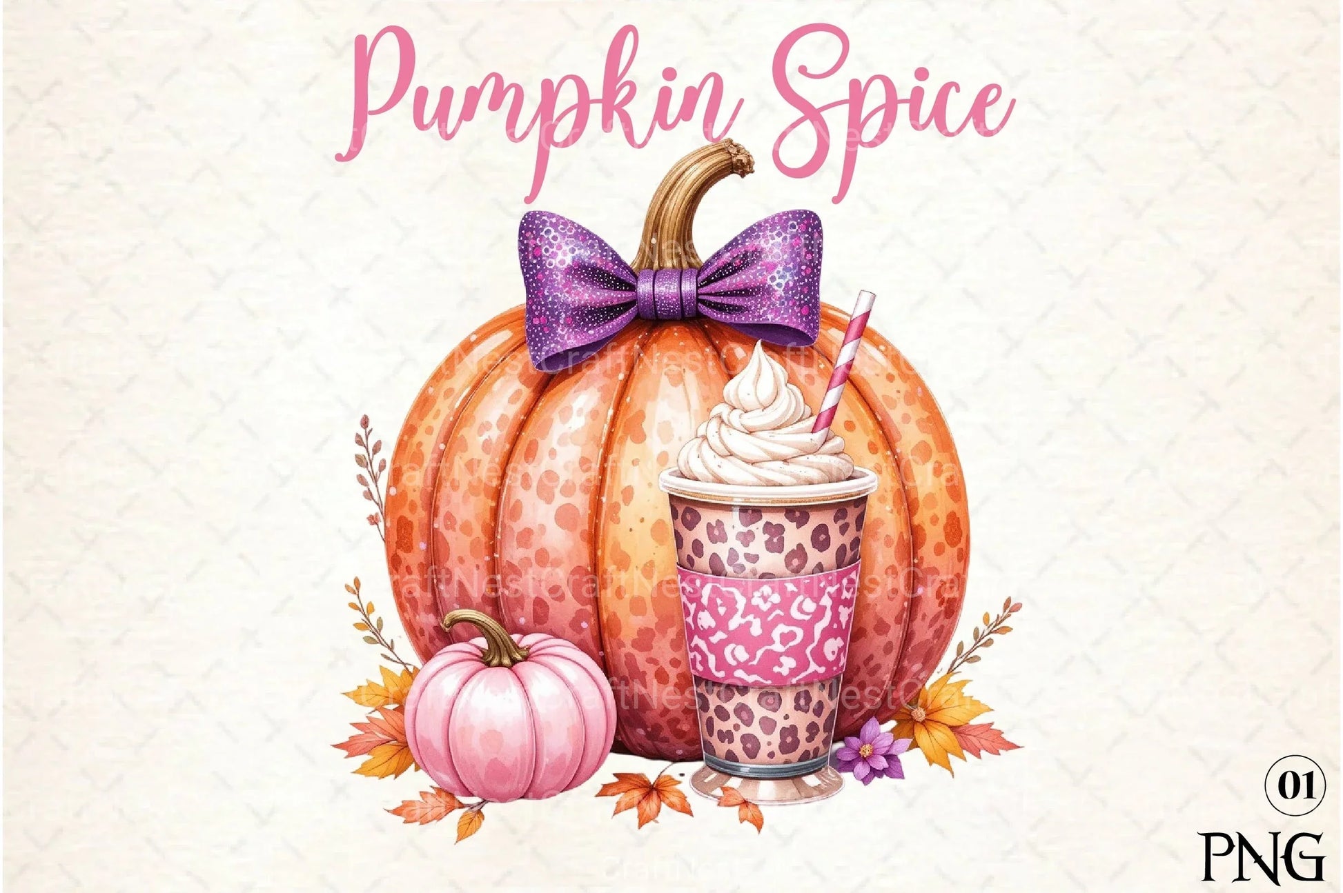 Pumpkin Spice Clipart Bundle 2 - CraftNest - Digital Crafting and Art