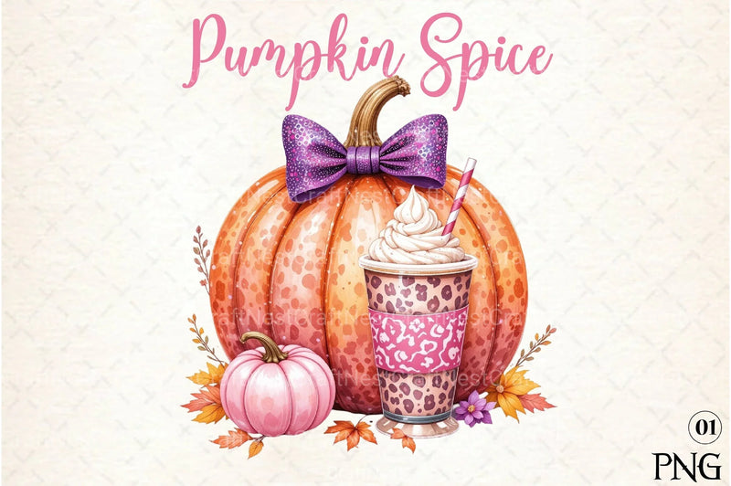 Pumpkin Spice Clipart Bundle 2 - CraftNest - Digital Crafting and Art