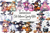Cute Halloween Spooky Witch Clipart Bundle