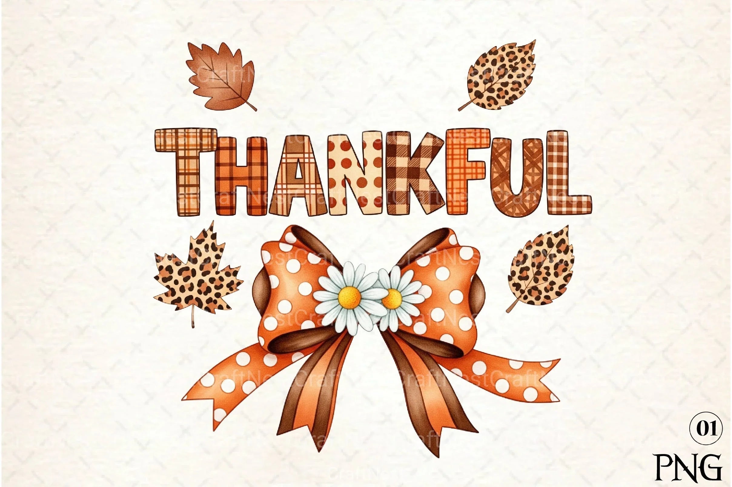Thankful Clipart Bundle for Creative Designs - CraftNest - Digital Crafting and Art
