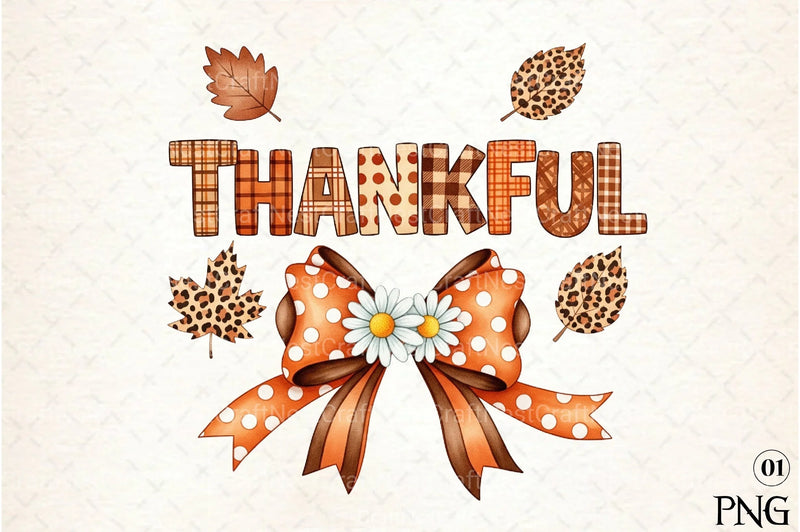Thankful Clipart Bundle for Creative Designs - CraftNest - Digital Crafting and Art