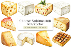 Cheese Clipart Bundle - CraftNest - Digital Crafting and Art