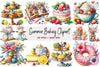 Summer Baking Clipart Bundle