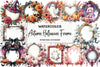 Coquette Fall Halloween Frame Clipart Bundle
