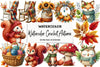 Crochet Autumn Clipart Bundle